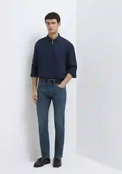 Resim Marcus Mavi Pro Koyu Indigo Mavisi Jean Pantolon